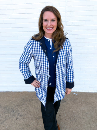 The Gingham Edit Reversible Coat