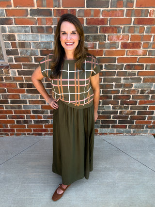 Autumn Layers Midi Dress Set