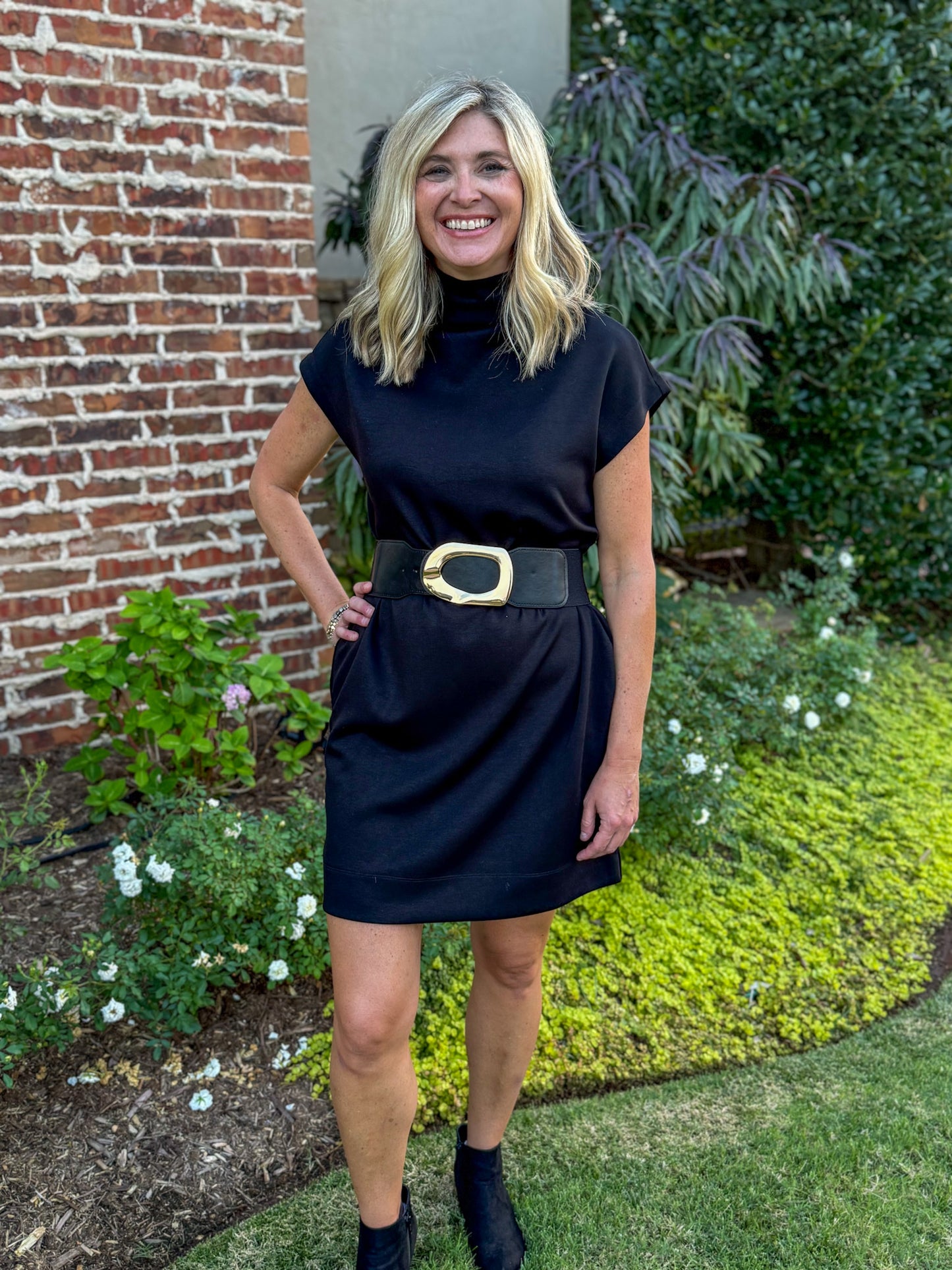Black Midtown Muse Dress