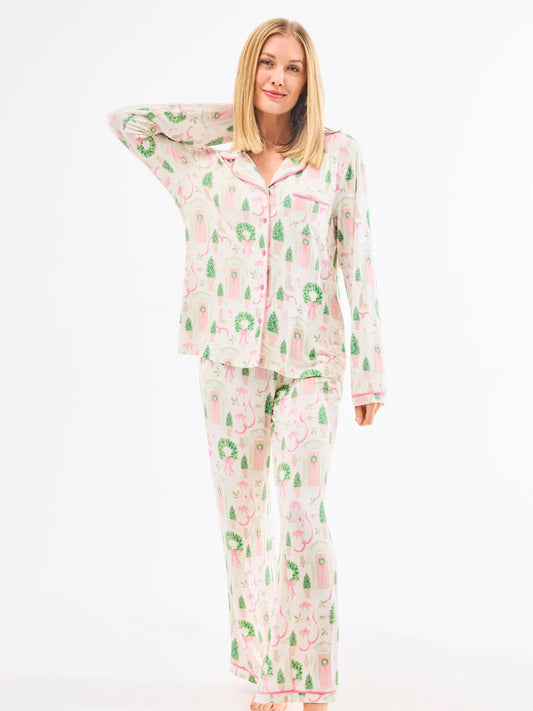 Holiday Holly Pajama Set