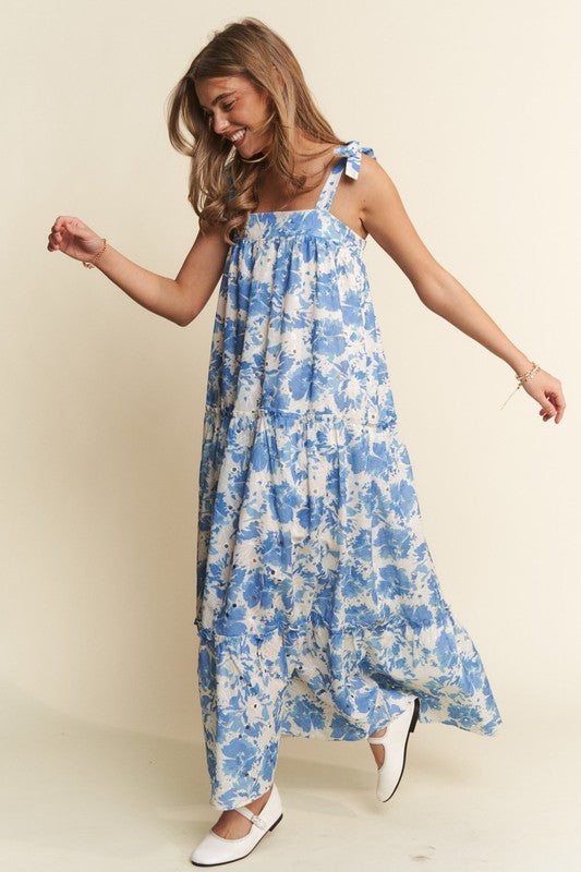 Wisteria Eyelet Maxi