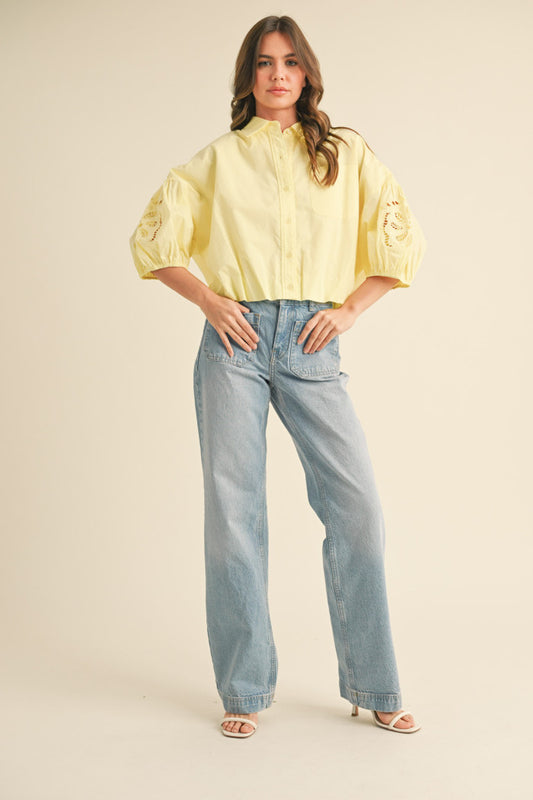 Blossom Breeze Embroidered Top