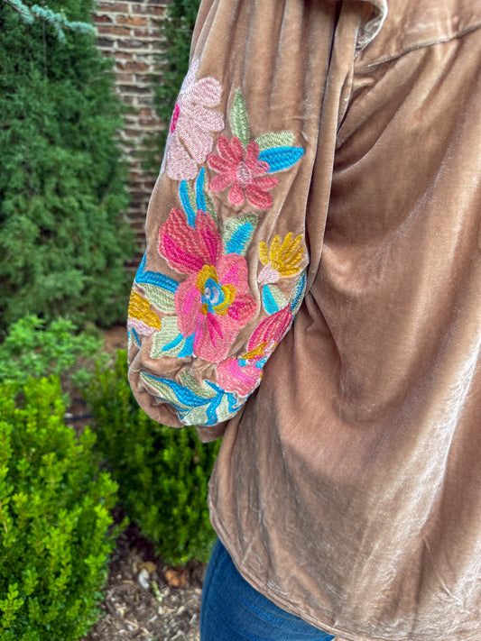 Meadow Muse Velvet Top