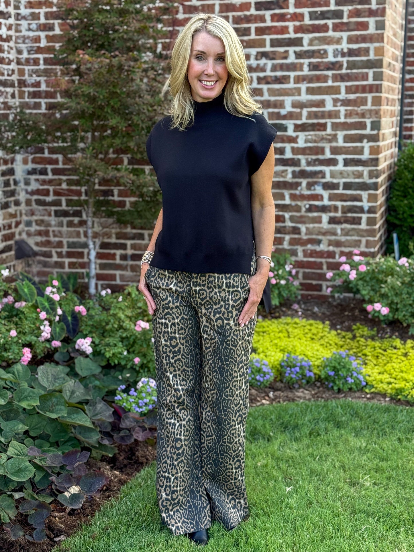 The Madison Black Sweater Top