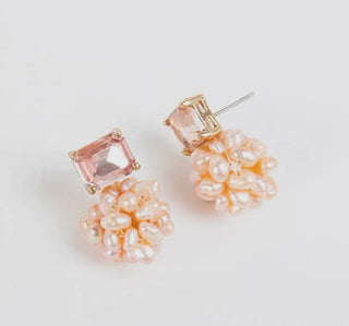 Pearl Cluster Earrings