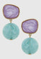Marbled Drop Earrings