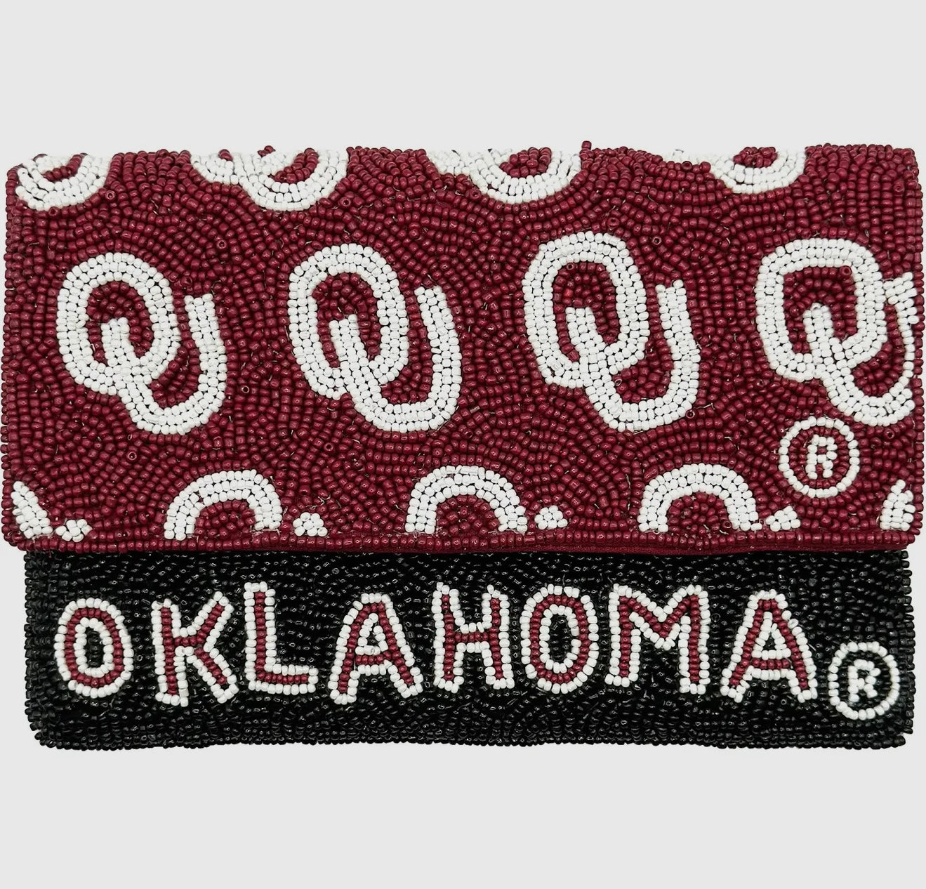 Sooner Spirit Beaded Clutch
