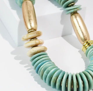 Coastal Turquoise Statement Necklace