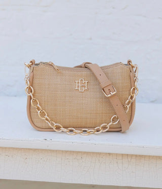 Joan Natural Straw Crossbody Bag