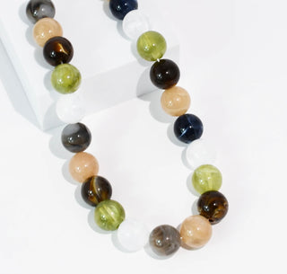 Autumn Glow Beaded Necklace