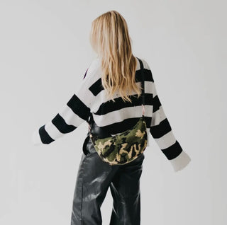 Camouflage Sherpa Crossbody