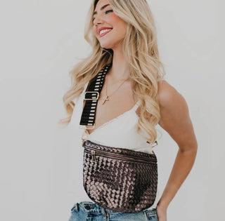 Woven Crossbody Bag