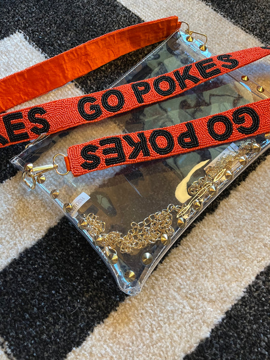 Go Pokes Clear Stadium Bag