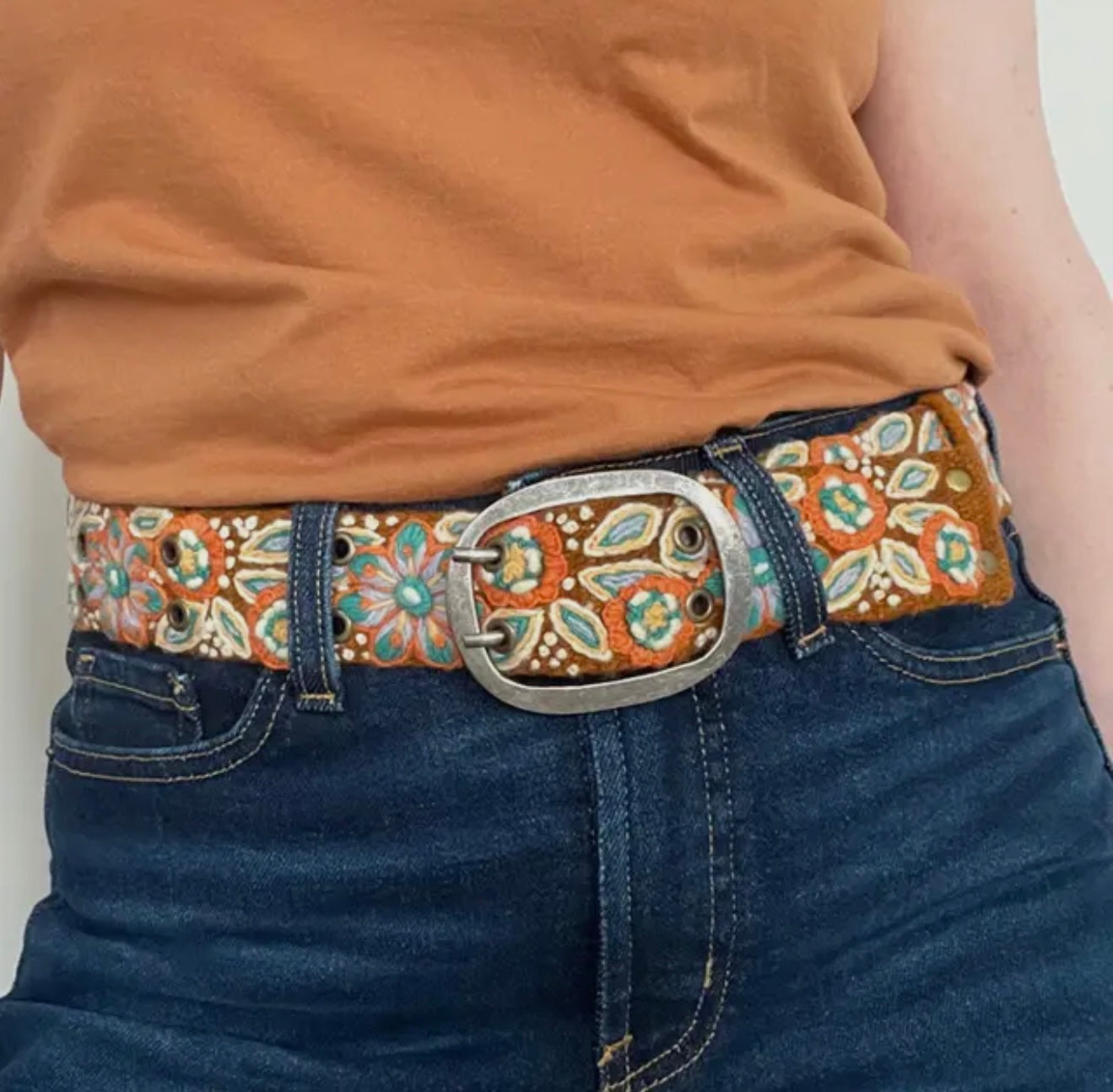 Mocha Meadow Belt – Whimsical Mimsy