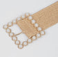 Opulence Wide Pearl Buckle Belt