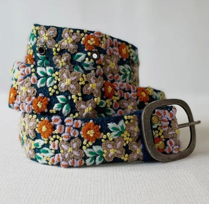 Morning Dew Embroidered Belt