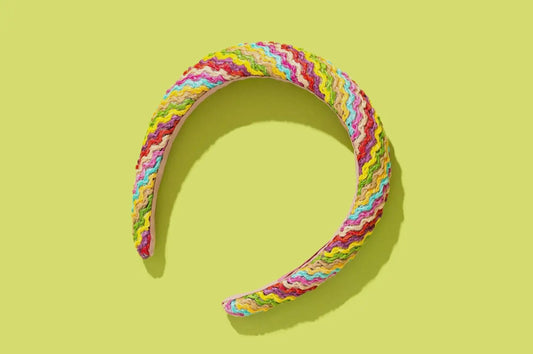 Wavy Striped Rattan Headband