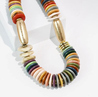 Autumn Confetti Statement Necklace