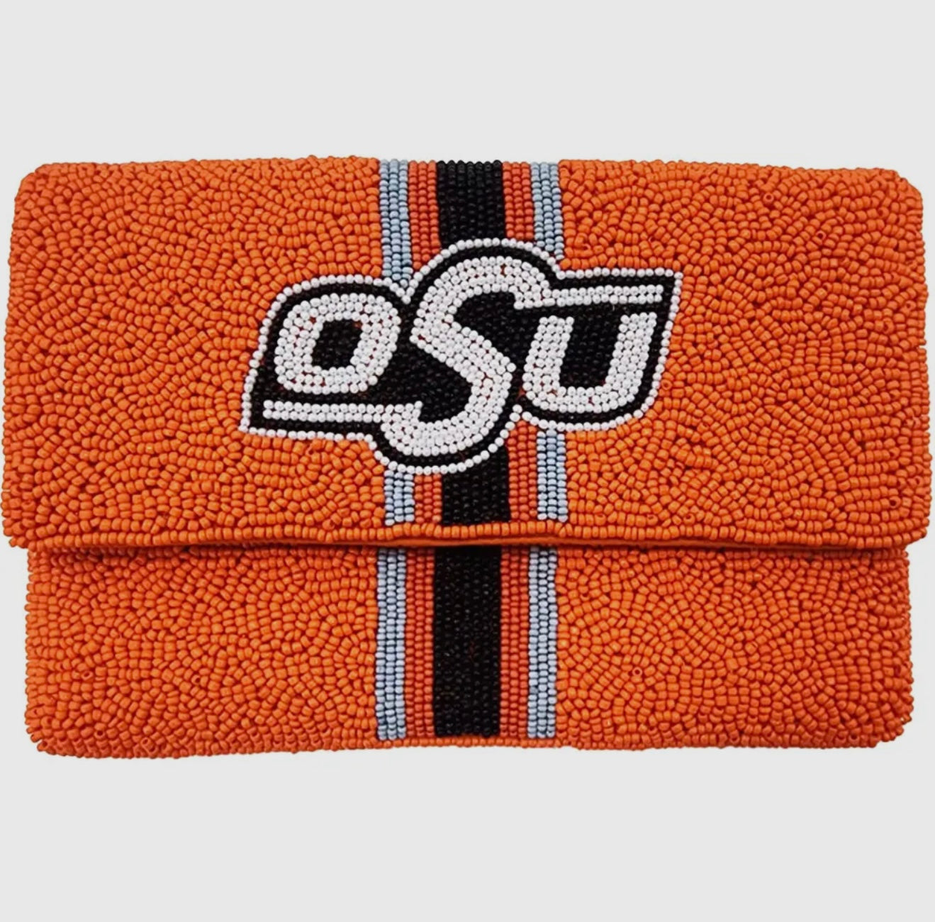 Pokes Pride Beaded Clutch