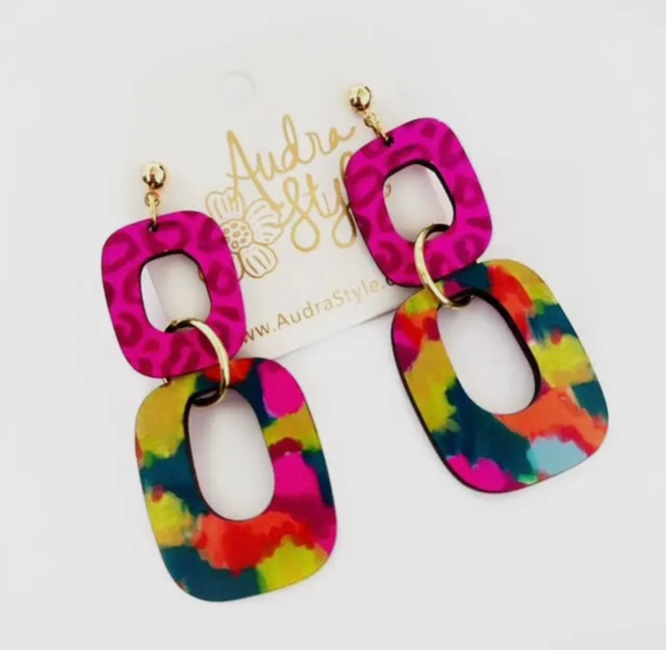 Colorful Statement Earring