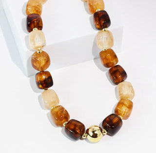 Honey & Tortoise Necklace