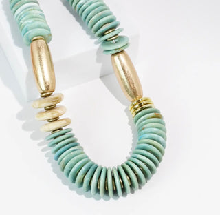 Coastal Turquoise Statement Necklace