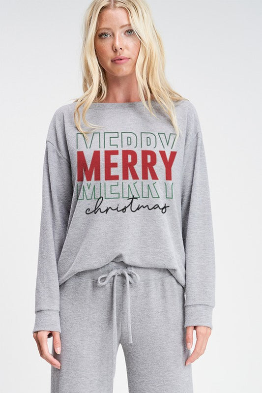 Merry Christmas Loungewear Set