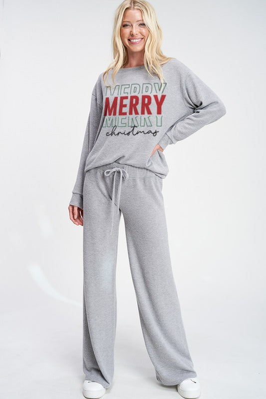 Merry Christmas Loungewear Set