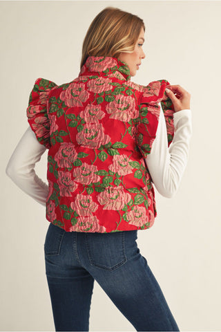 Festive Bloom Vest