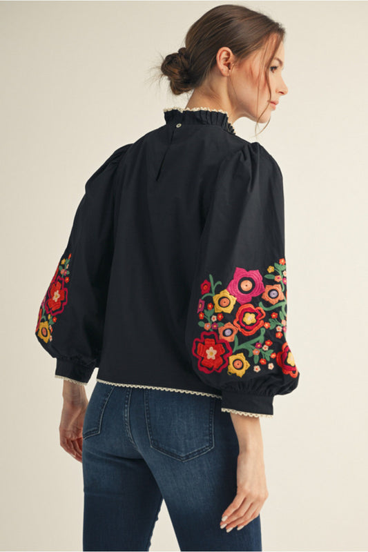 The Black Poppy Lane Blouse