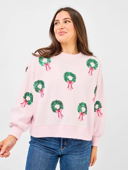 The Holly Wreath Sweatshirt