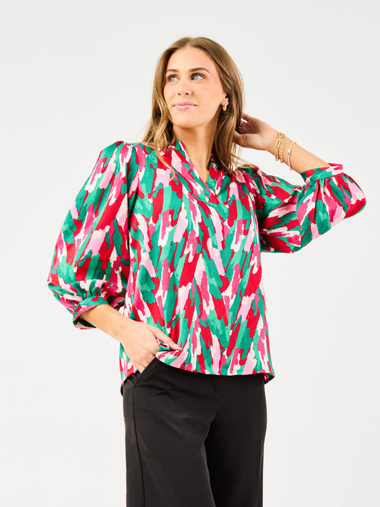 Noel Abstract Blouse