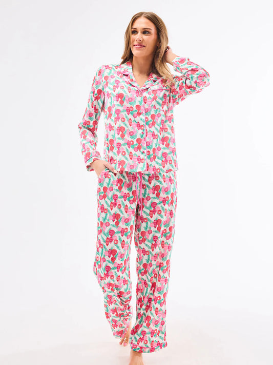 Holiday Ornament Lane Pajama Set