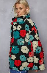Floral Sherpa Jacket