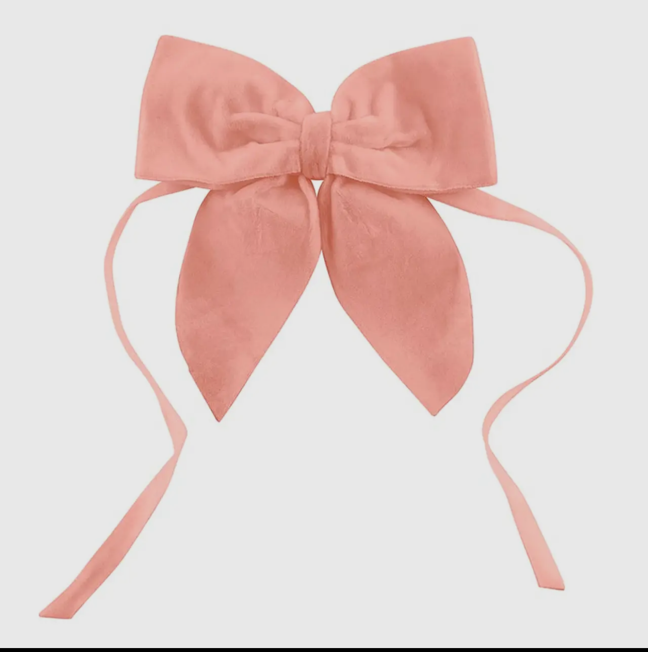 Pink Velvet Bow Napkin Ties