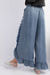 Plus Size Ruffle Chambray Pants