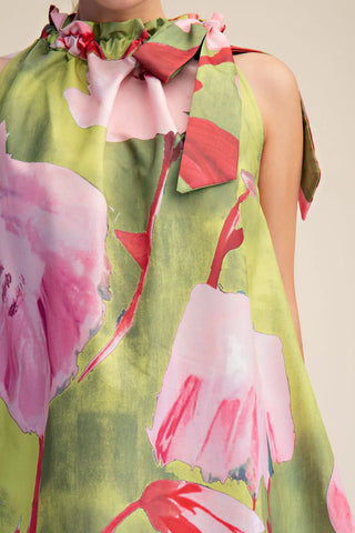 Petal Pop Mini Dress