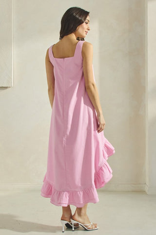 Ruffle High/Low Dress