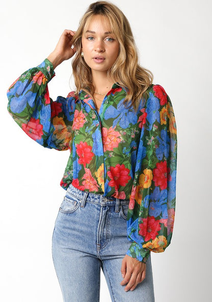 Floral Mirage Top