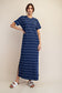 Scuba Striped Dress