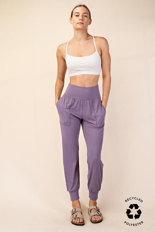 Smokey Purple Yoga Joggers