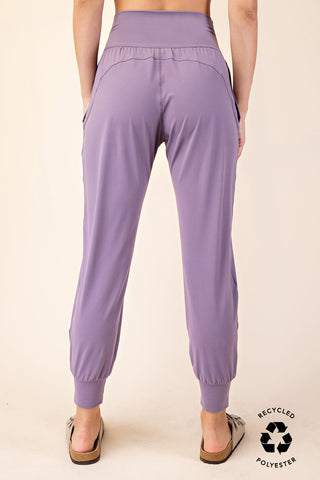 Smokey Purple Yoga Joggers