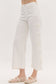 White Denim Bow Jeans