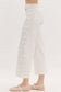 White Denim Bow Jeans