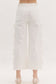 White Denim Bow Jeans