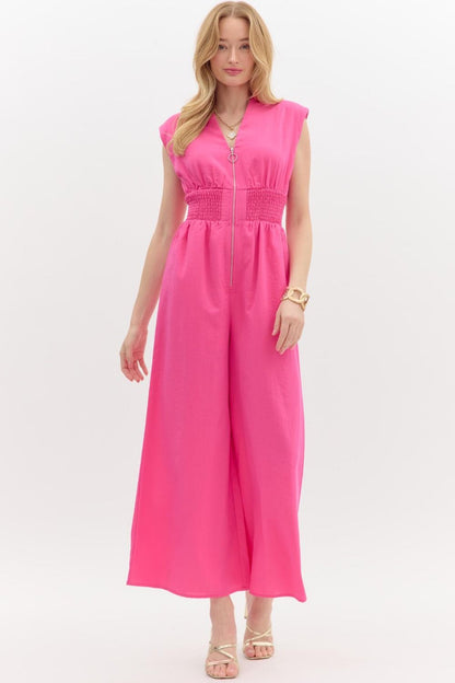 Pop Lux Zip Jumpsuit
