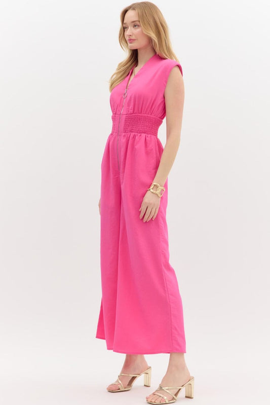 Pop Lux Zip Jumpsuit
