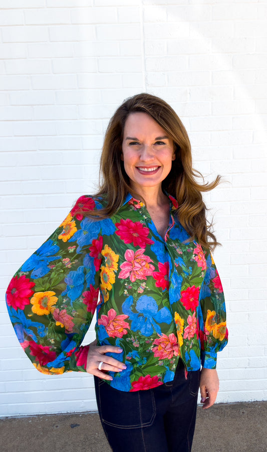 Floral Mirage Top
