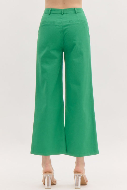 Green Stroll Pants