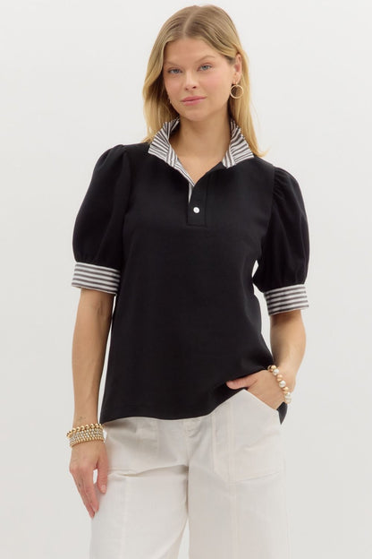 Ruffle Popover Top